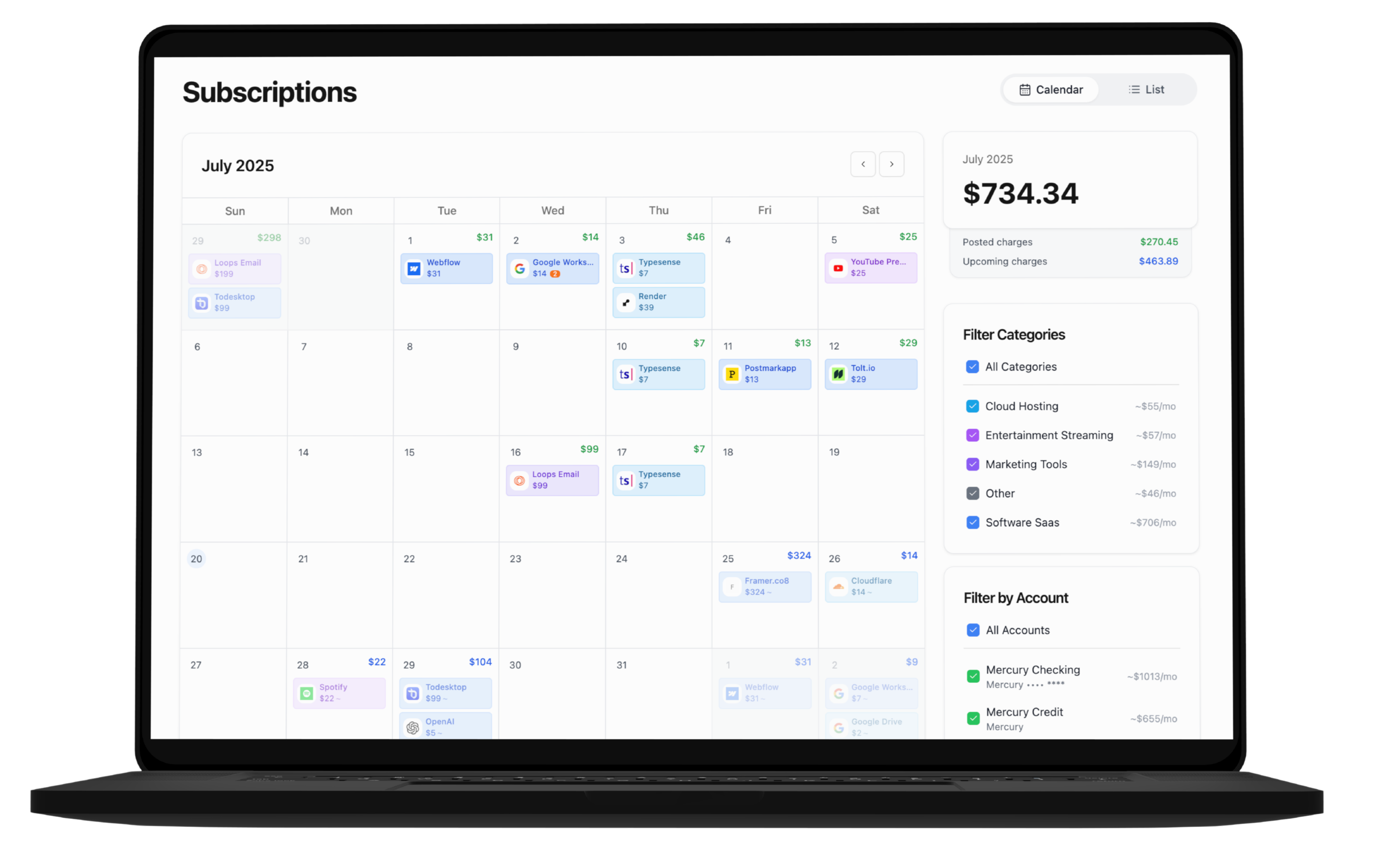 SubscriptionMonster App